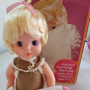 Peek a boo doll 1970s on sale