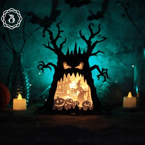 Ashland Haunted House LED Tabletop Decor - Black