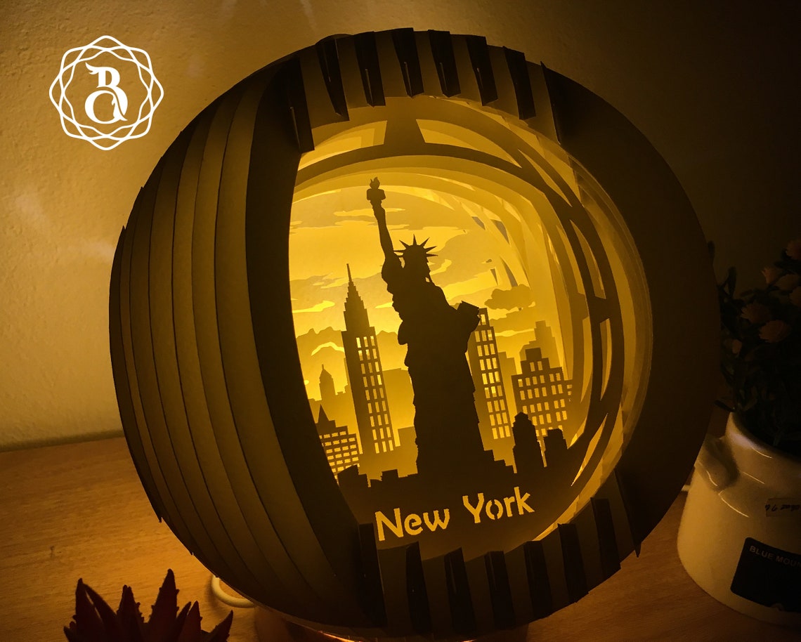 Combo 4 Templates Sphere Pop-up: City in the U.S. Digital - Etsy