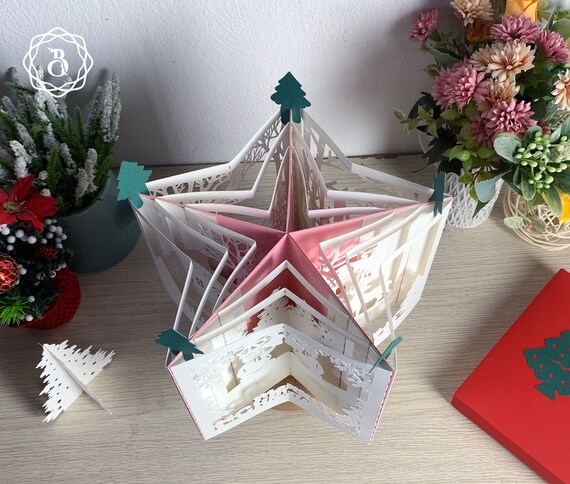 How To Make A 3D Paper Star - Gift Wrapping Love