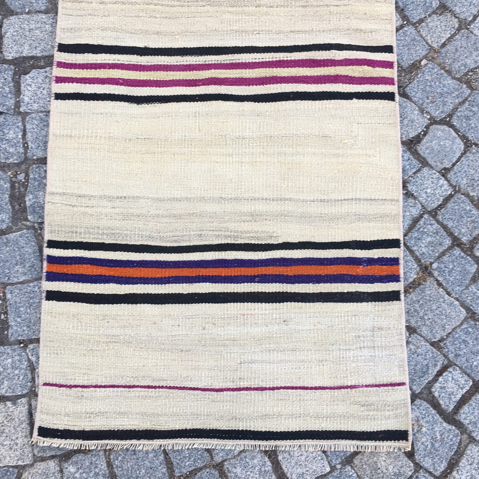 Striped Runner Rug Vintage Runner Rug Runner Kilim Rug Etsy