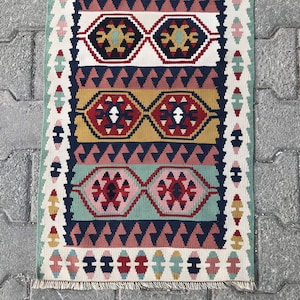 Colorful Small Rug Handmade Small Rug Bath Mat Rug Door - Etsy