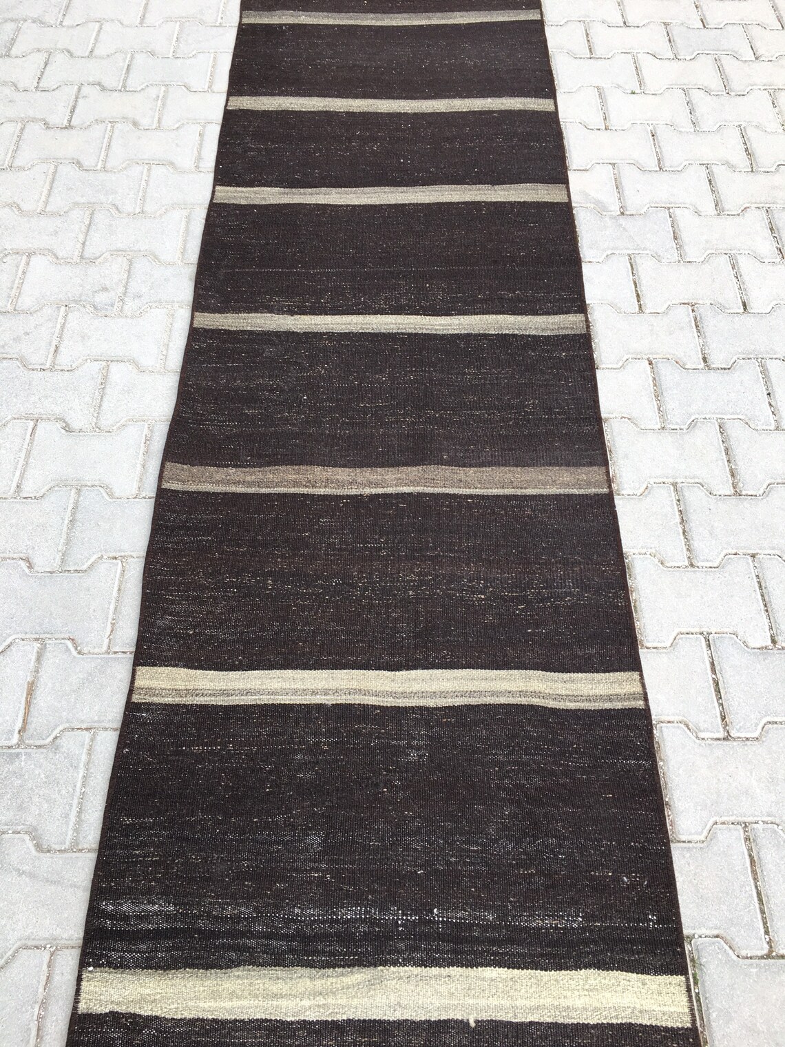 Mid Century Modern Runner Rug Organic Runner Rug Undyed Etsy