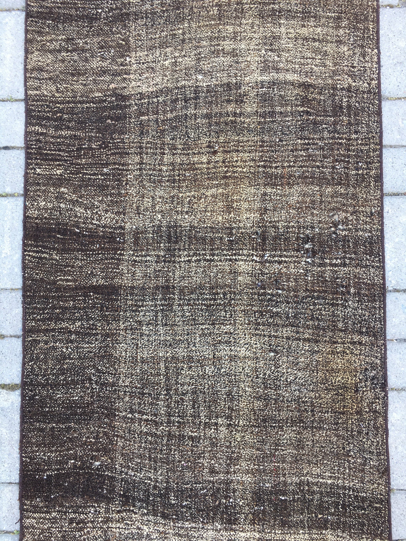 Dark Brown Runner Rug Organic Runner Rug Goat Hair Runner Etsy