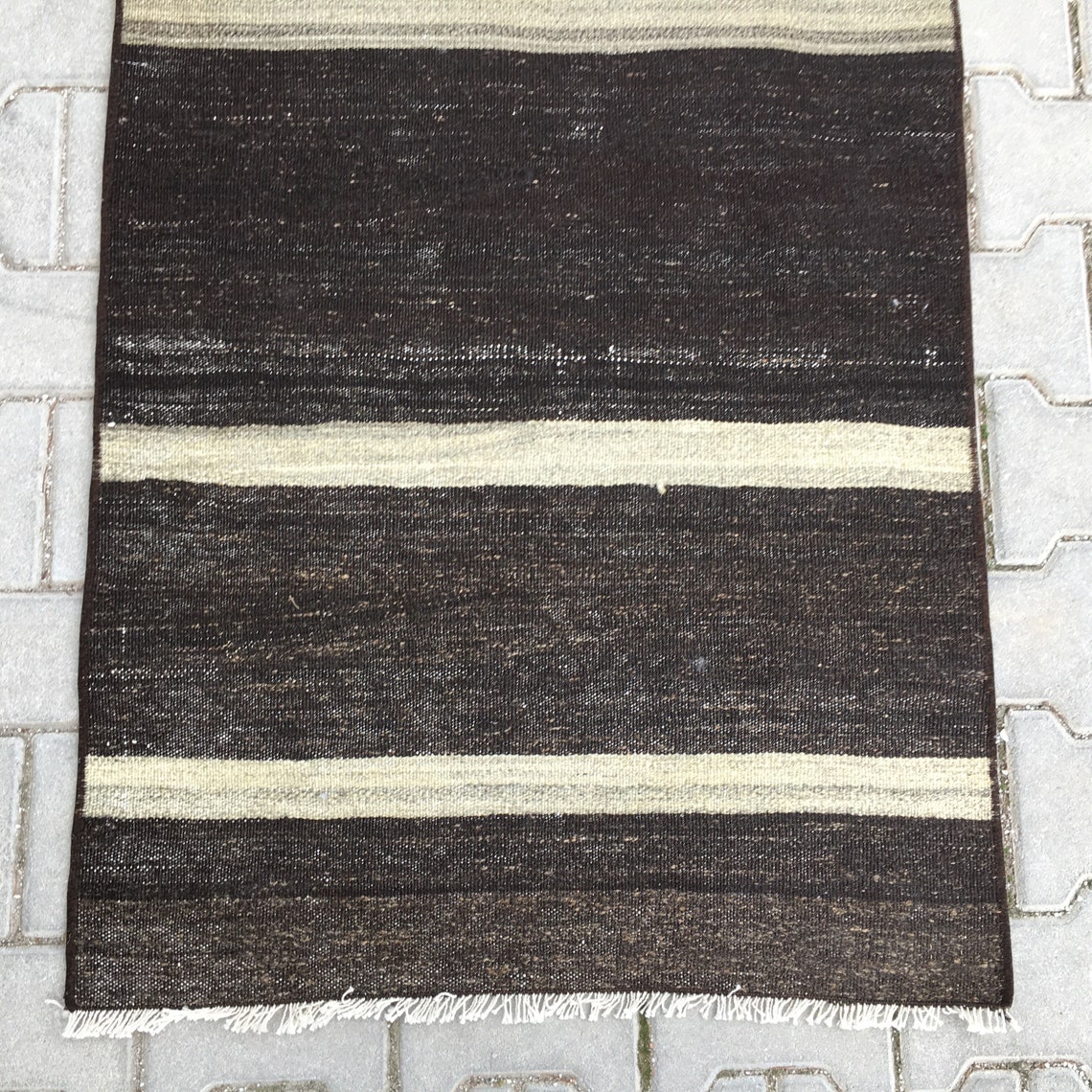 Mid Century Modern Runner Rug Organic Runner Rug Undyed Etsy