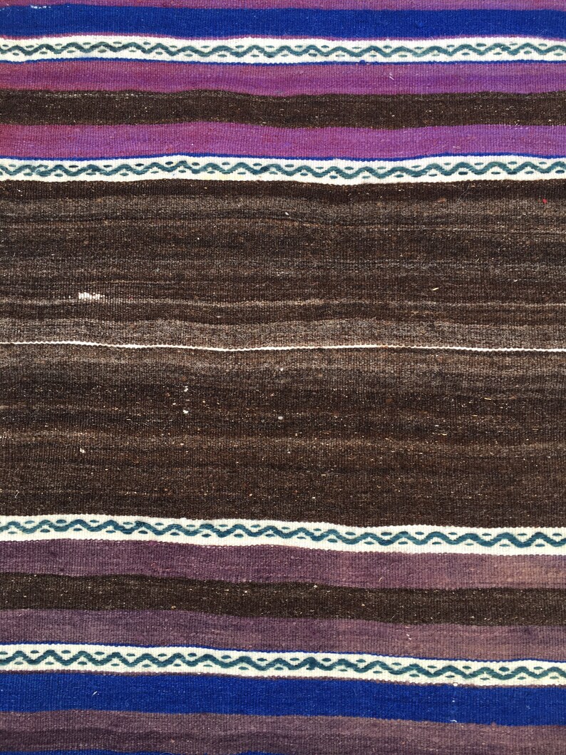 Bunte gestreifte Läufer Teppich Läufer Kelim Teppich Boho ...