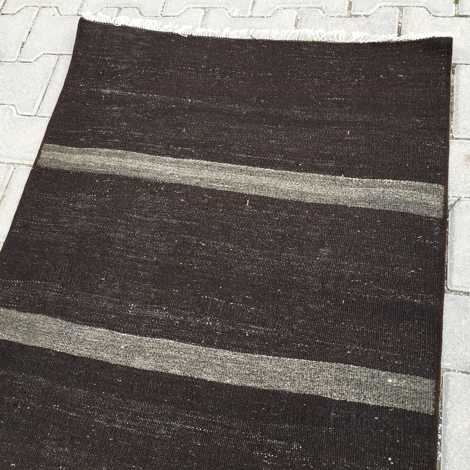 Mid Century Modern Runner Rug Organic Runner Rug Undyed Etsy