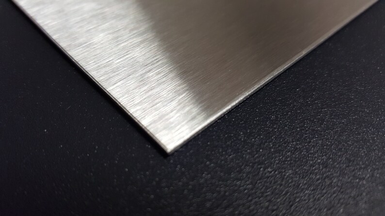 24 Gauge 0.024 Stainless Steel Sheet Metal 304 4 Brushed Finish - Etsy