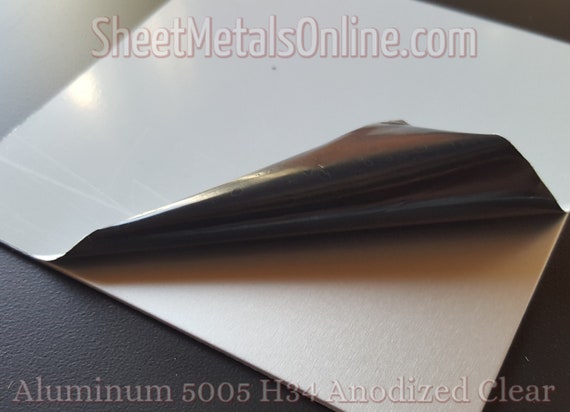 0.040 x 12 x 12, Anodized Aluminum Sheet, Clear