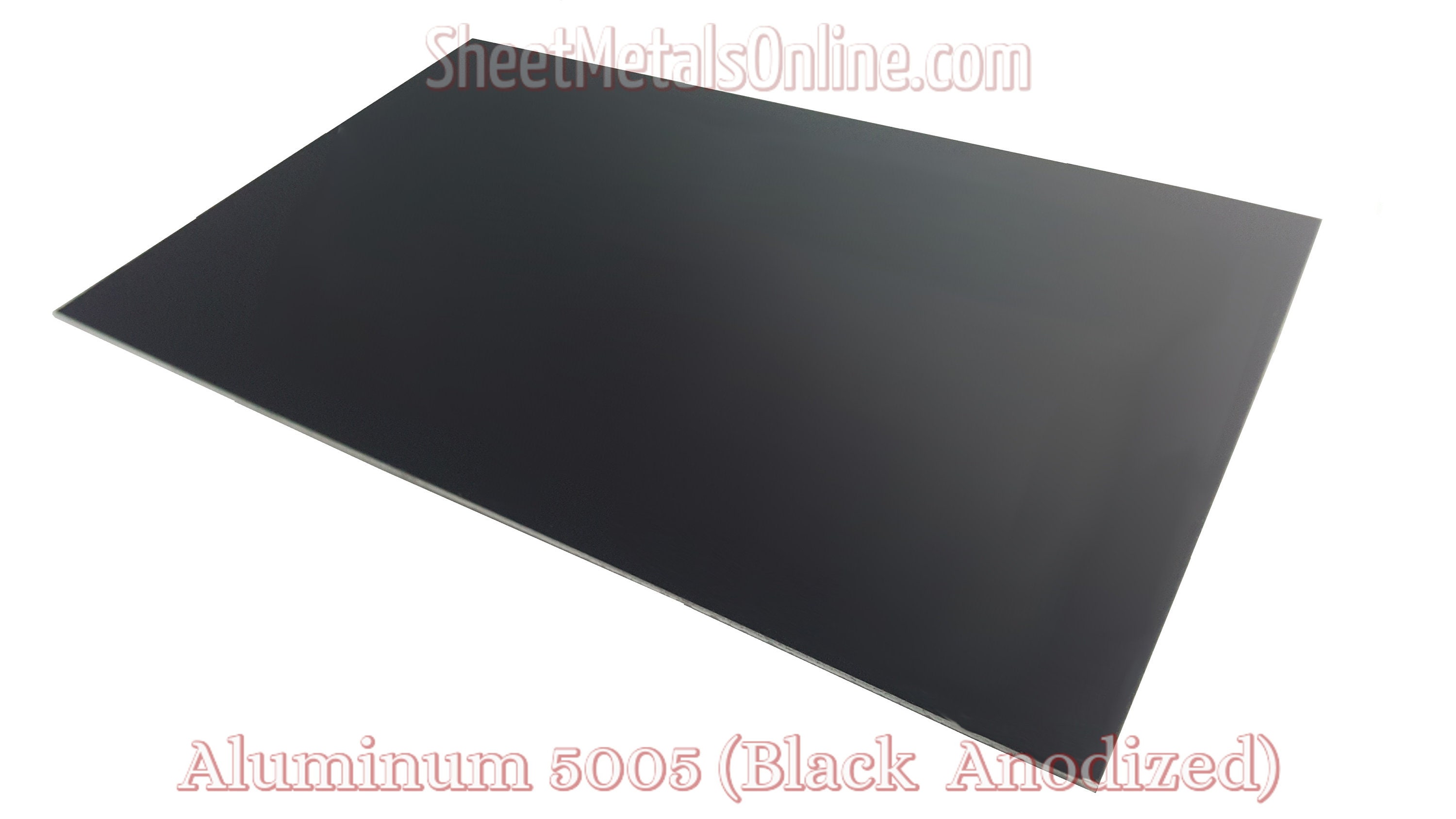 Black Anodized Aluminum Sheet Metal 0.063/ 16 Gauge 