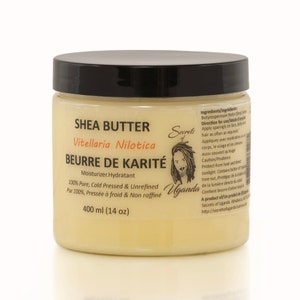 Nilotica Shea Butter 400ml – Premium All-Over Moisturizer | Instantly Soothe Dry, Sensitive Skin