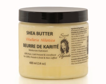 Pure Nilotica Shea Butter, 13.5 oz or 400ml