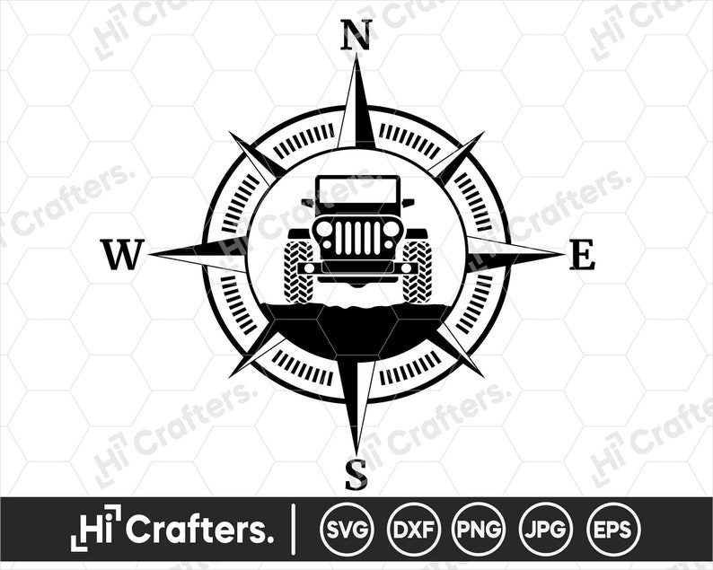 Download White Jeep Wave Svg