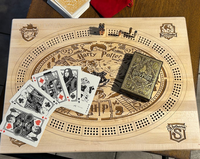 Featured listing image: Unleash the magic of cribbage | Harry Potter themed