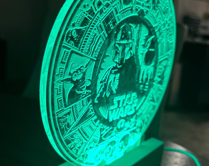 Featured listing image: Star Wars themed LED lamp