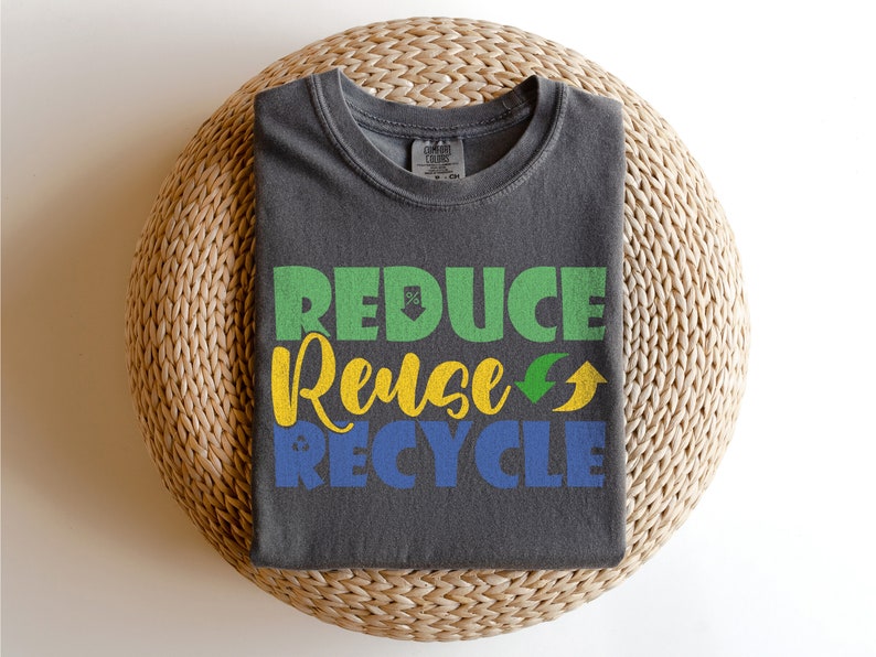 Reduce Reuse Recycle Svg Earth Day Printable Sublimation - Etsy