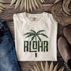 Aloha svg, beach vibes svg, aloha summer svg, hawaiian svg, trendy summer svg, tropical svg, summer quote svg, digital design in 7 formats