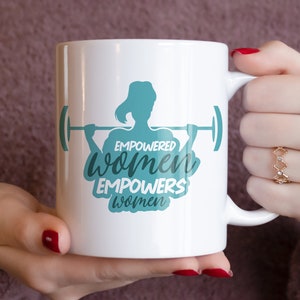 Empowered women empowers women svg, strong woman svg, boss lady svg, girl power svg, woman empowerment, digital design in 7 different format