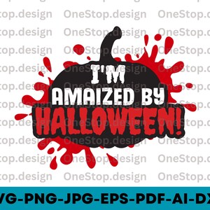 ハロウィーンのSVG、不気味な雰囲気のPNG、ハロウィーンのシャツのSVG、ハロウィーンの引用のSVG、ハロウィーンのホラーのSVG、7つの形式のデジタルデザインに驚かされます