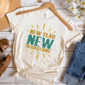 New Year New Resolutions Svg, Happy New Year 2024 Svg, New Year Svg Design, New Year Sublimation, Digital Design In 7 Formats