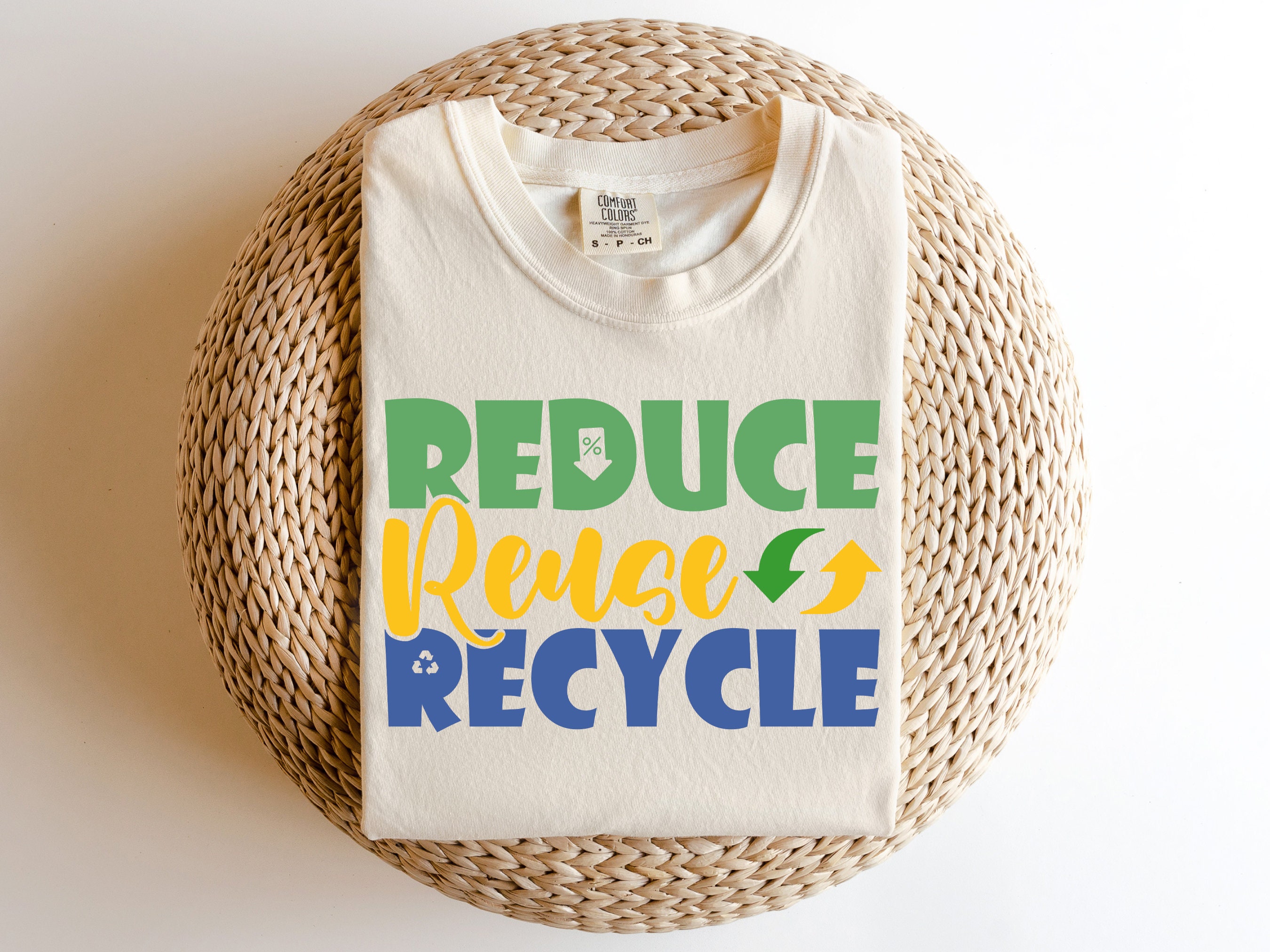 Reduce Reuse Recycle Svg Earth Day Printable Sublimation - Etsy