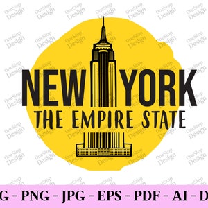 New york der Empire-Zustand, Heimatstaat svg, patriotische svg, New York City svg, amerikanischer Zustand svg, T-Shirt Design svg, Designdatei in 7 Format