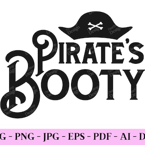 Piraten Booty Datei, Piraten Booty Datei, Piraten Booty Datei, Piraten Print Datei, Digitales Design In 7 Formaten