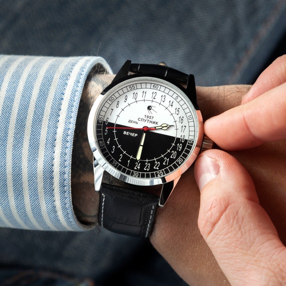 Jewellery Watches Wrist Watches Mens Wrist Watches Men's wrist watch RAKETA Spunick 1957 