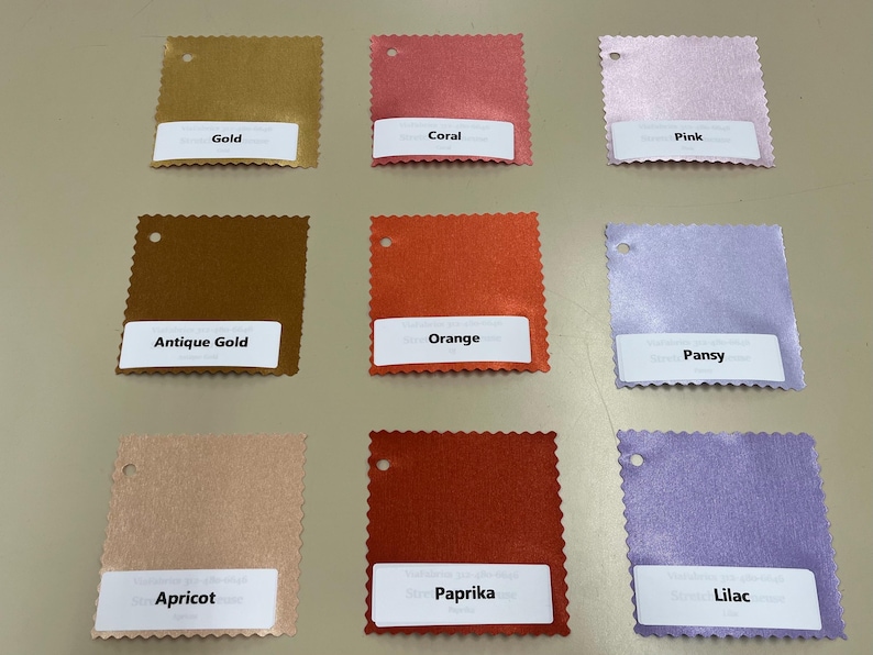 Poly Stretch Satin Charmeuse Fabric: Bridal & Gown Apparel image 2