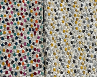 Polkadot Velvet-Polkadot Fabric-Polkadot Upholstery-Velvet Fabric-Upholstery Fabric-Upholstery Velvet-Home Decor-2 Colors!