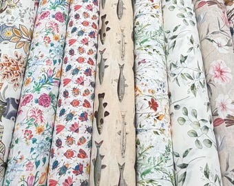 Printed Cotton Twill Fabric • 54" Wide
