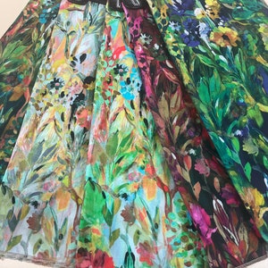 Floral Upholstery/Drapery fabric by the yard-Floral Home Decor Fabric-4 Colors