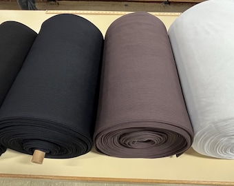 Rib Knit-Collar Fabric-Cuff Fabric-Waistband Fabric-5 Colors