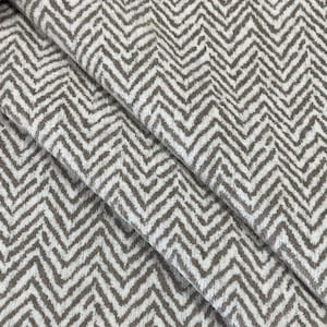 Beige Herringbone-Herringbone Fabric-Chenille-Upholstery Fabric-Home Decor-Furniture Fabric