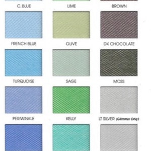 Tulle Fabric-Tulle-Custom Tulle-Netting-Mesh-58 Colors image 3