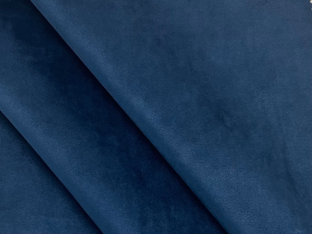 Blue Velvet Fabric Upholstery