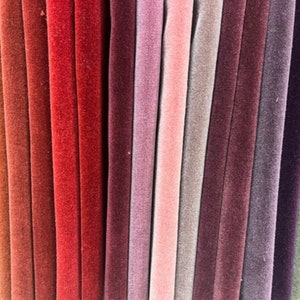 Brown Red Pink Mohair-Mohair Fabric-Upholstery Fabric-Furniture Fabric-Commercial Fabric-Medium Pile Mohair-50 Colors!