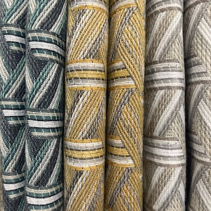 Chenille Geometric Upholstery Fabric-Chenille Upholstery Fabric-3 Colors