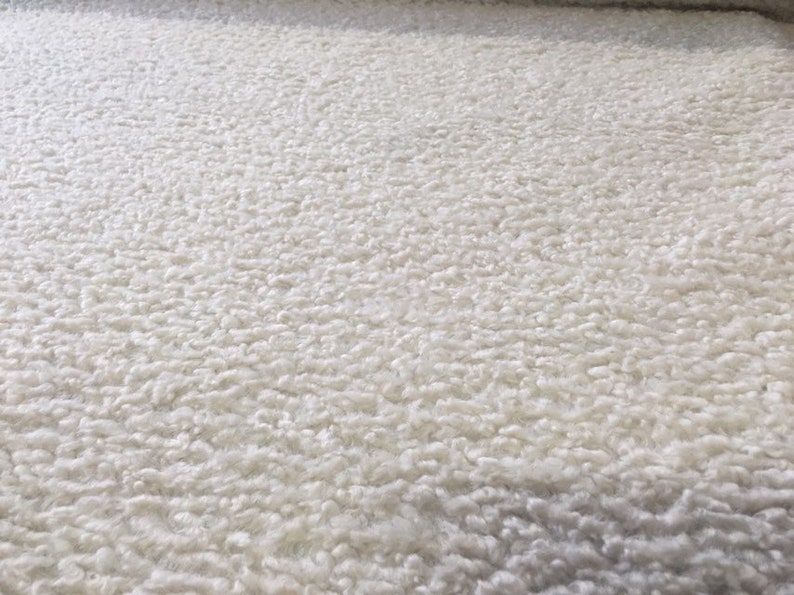Lambchop Upholstery Fabric-White Boucle Upholstery | Etsy