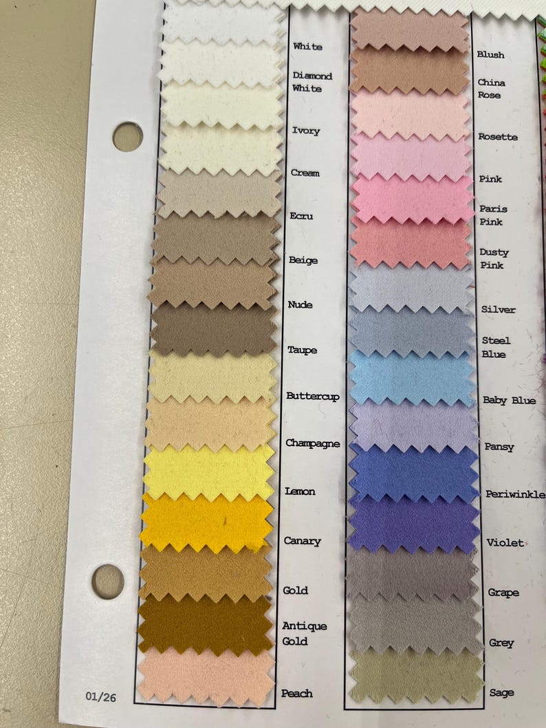 Orla Matte Satin Fabric, 60" Wide, 100% Polyester - Bridal & Apparel image 2