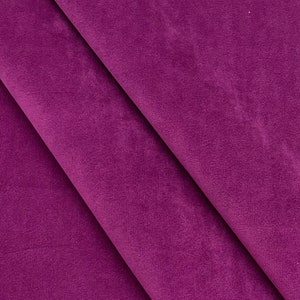Velvet Upholstery Fabric-Fuchsia Velvet Fabric-Upholstery Fabric-Home Decor-Drapery Fabric- 28 Colors