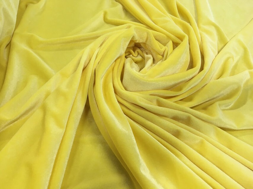 Canary Yellow Spandex VelvetYellow Spandex VelvetSpandex Etsy