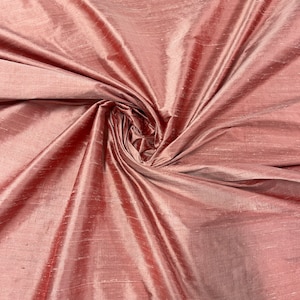 Pink Silk Dupioni-Silk Dupioni-Dupioni Fabric-Silk Fabric-Silk-Bridal Fabric-Apparel Fabric-Craft Fabric-Drapery Fabric-Color: #036
