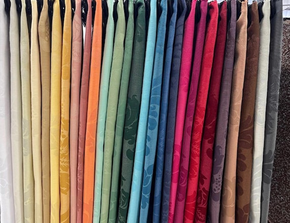 Damascus Upholstery-Damask Fabric-Drapery Fabric-19 Colors