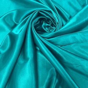 Emerald Satin Charmeuse-Green Satin Fabric-Satin Charmeuse-Satin Fabric-Charmeuse Fabric-Polyester Satin-Apparel Fabric-Bridal Fabric