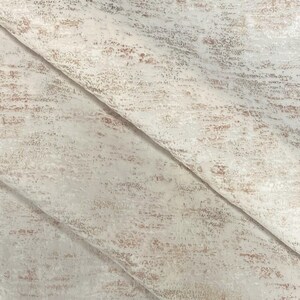 Velvet-100% Polyester Velvet Fabric-Burned Out Velvet-Upholstery Fabric-Velvet Upholstery-Home Decor-10 Colors! Cream/Gold