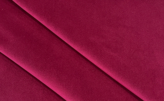 Peachtree Fabrics Pink Solid Color Velvet Upholstery and Drapery Fabric by Decorative Fabrics Direct