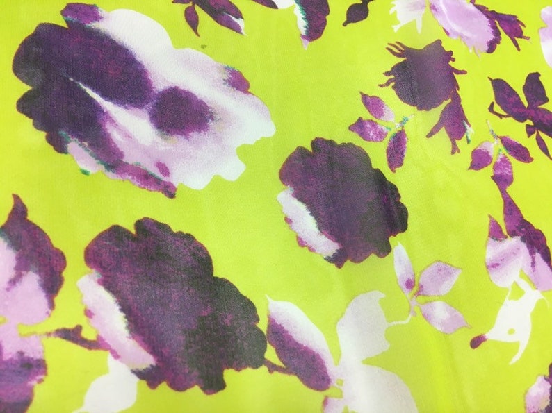 Silk Fabricsilk Printsprinted Silkssilksnyc Designer Etsy