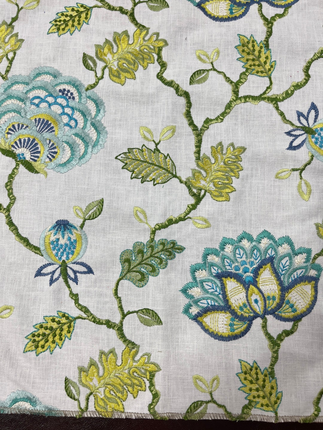 Embroidered Floral embroidered Fabricfloral Fabricupholstery Fabric