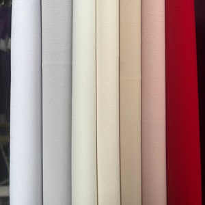 6 Ply Crepe Fabric by the yard-6 Ply Crepe Fabric-To view all 13 colors go to www.viafabrics.com